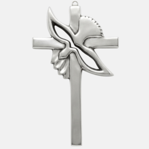 CRUZ DEL ESPIRITU SANTO CALADO DE PEWTER